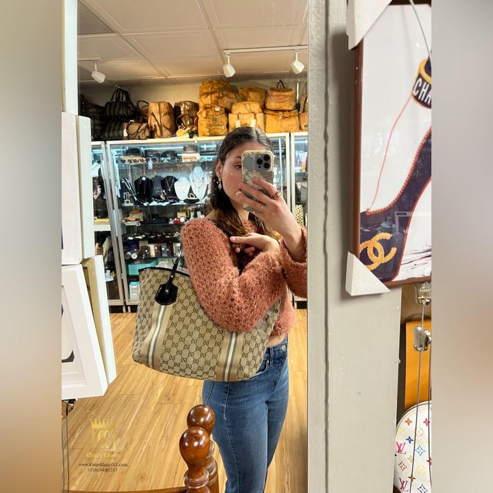 Gucci Sherry Line Tote Bag Supreme Jolie - Picture 16 of 16
